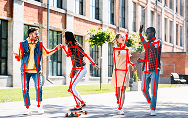 新城注册骨骼标注